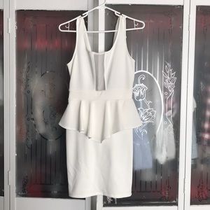 White formal dress
